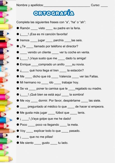 ejercicios de español para secundaria-imagen-para-descargar-e-imprimir