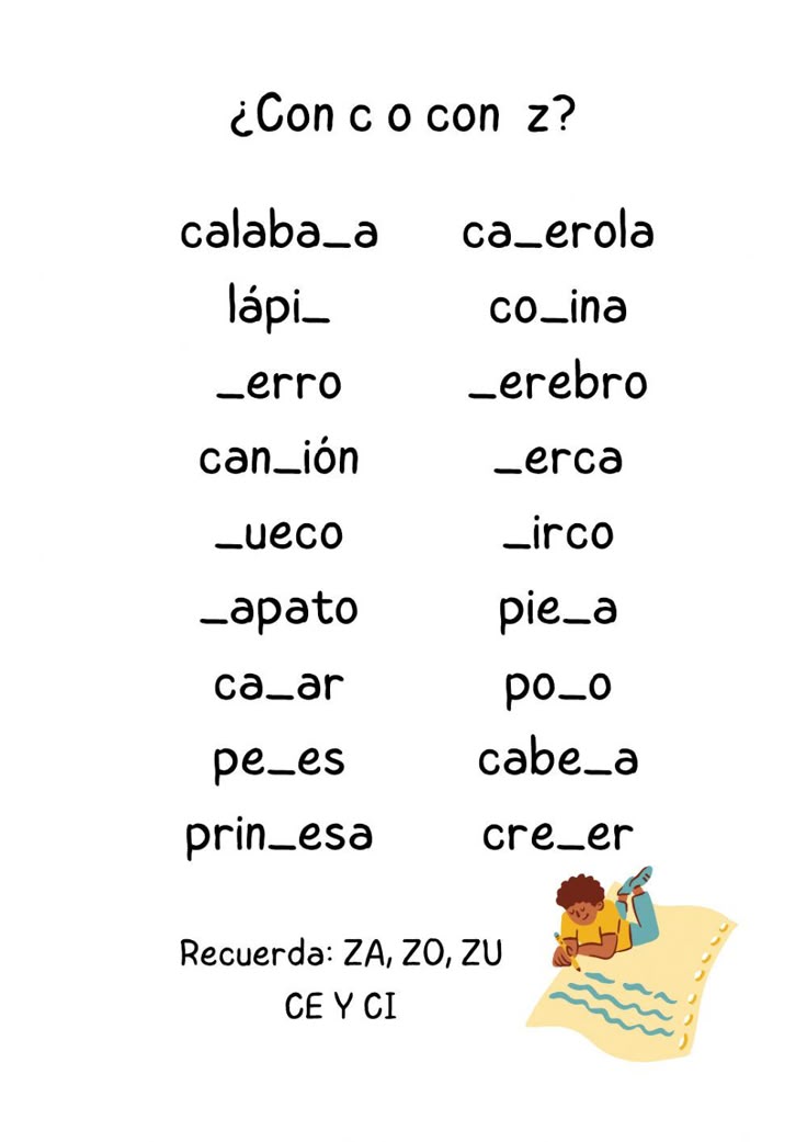 ejercicios de ortografía cuarto grado-imagen-para-descargar-e-imprimir